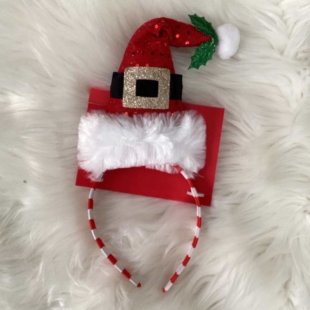 Kohls Celebrate Together Santa Hat headband new in package OSFM